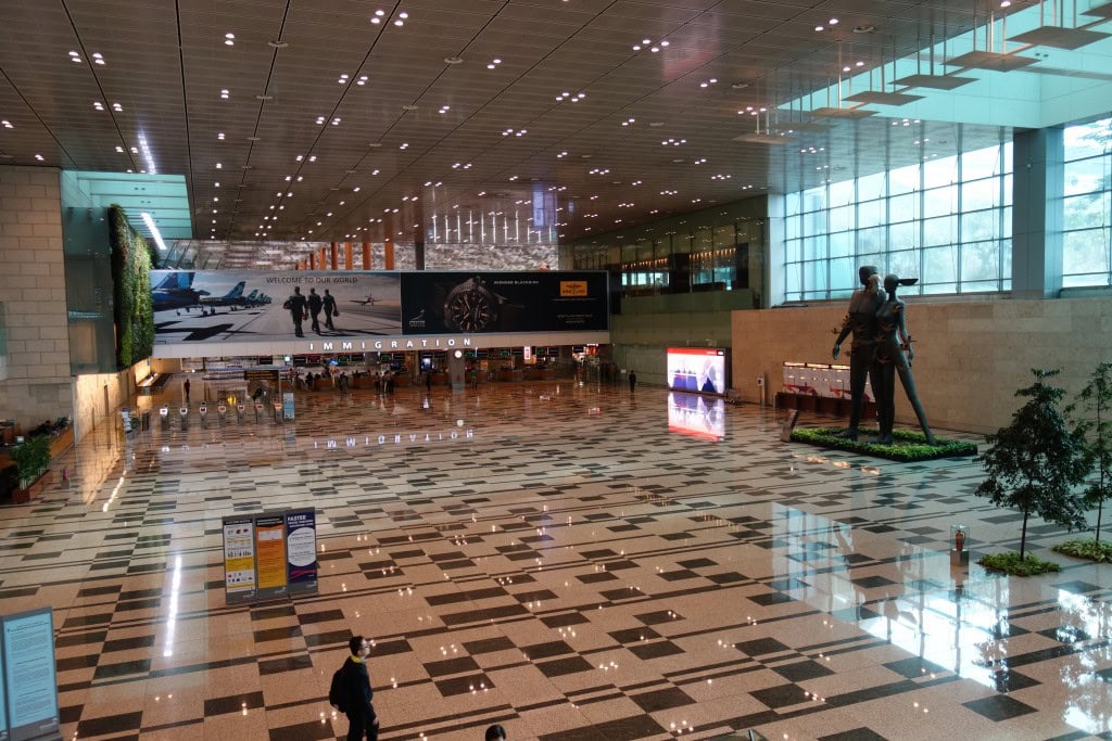 入国検査　チャンギ空港