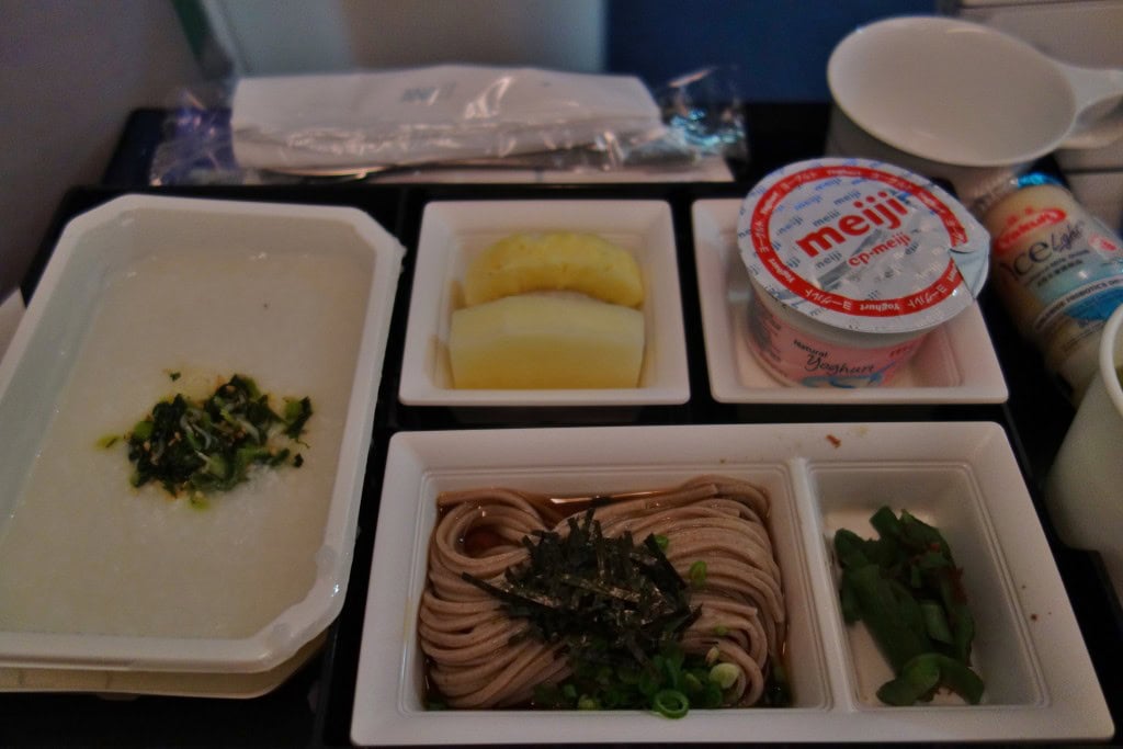ANA国際線エコノミー機内食