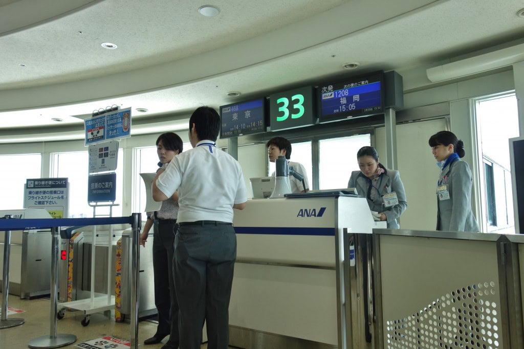 那覇空港33番搭乗口