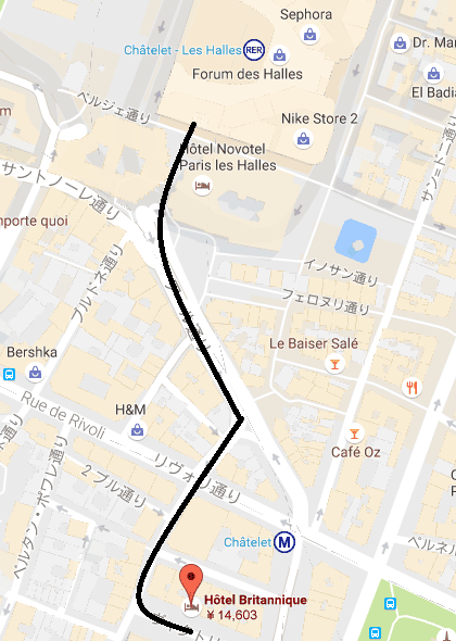 hotel map