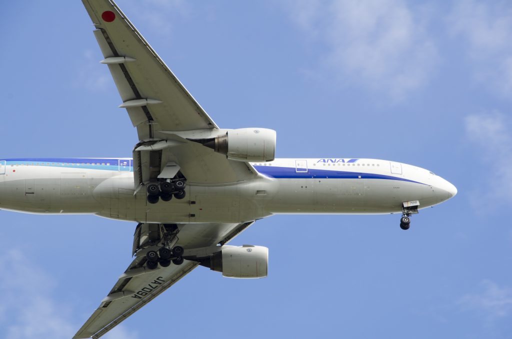 ダイヤ修行で乗るANAの飛行機