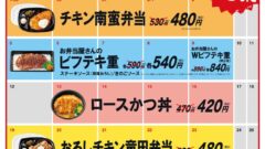 ほっともっとの週替り割引カレンダー2018年2月版