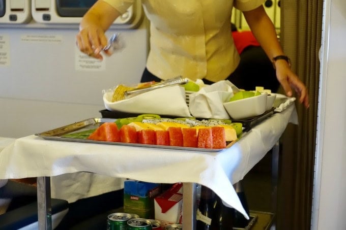 キャセイパシフィック航空ビジネスクラス　デザート