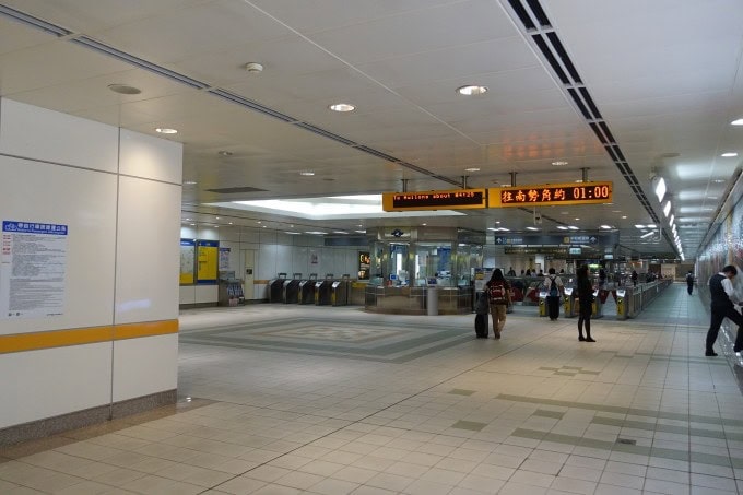台北メトロ　改札