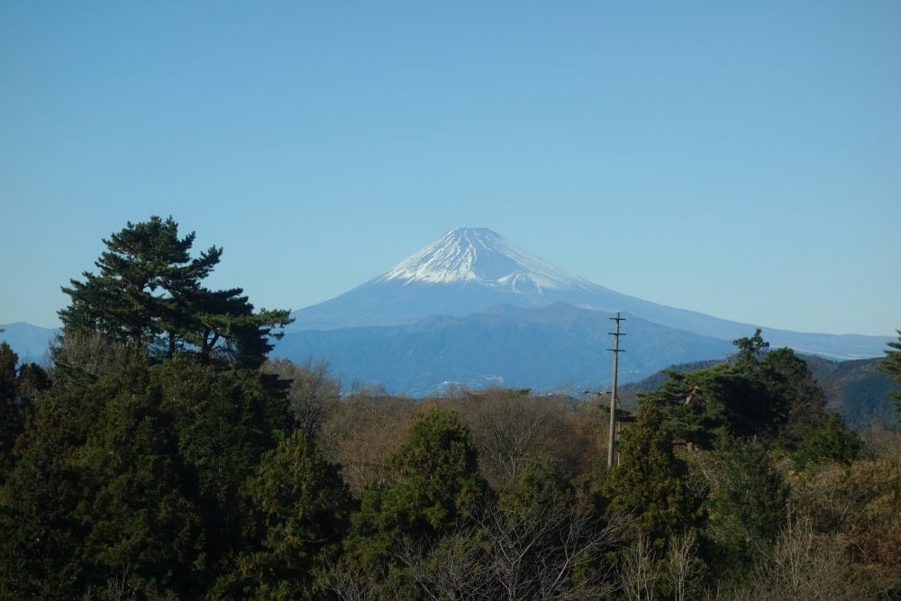 伊豆マリオット修善寺　お部屋から見た富士山
