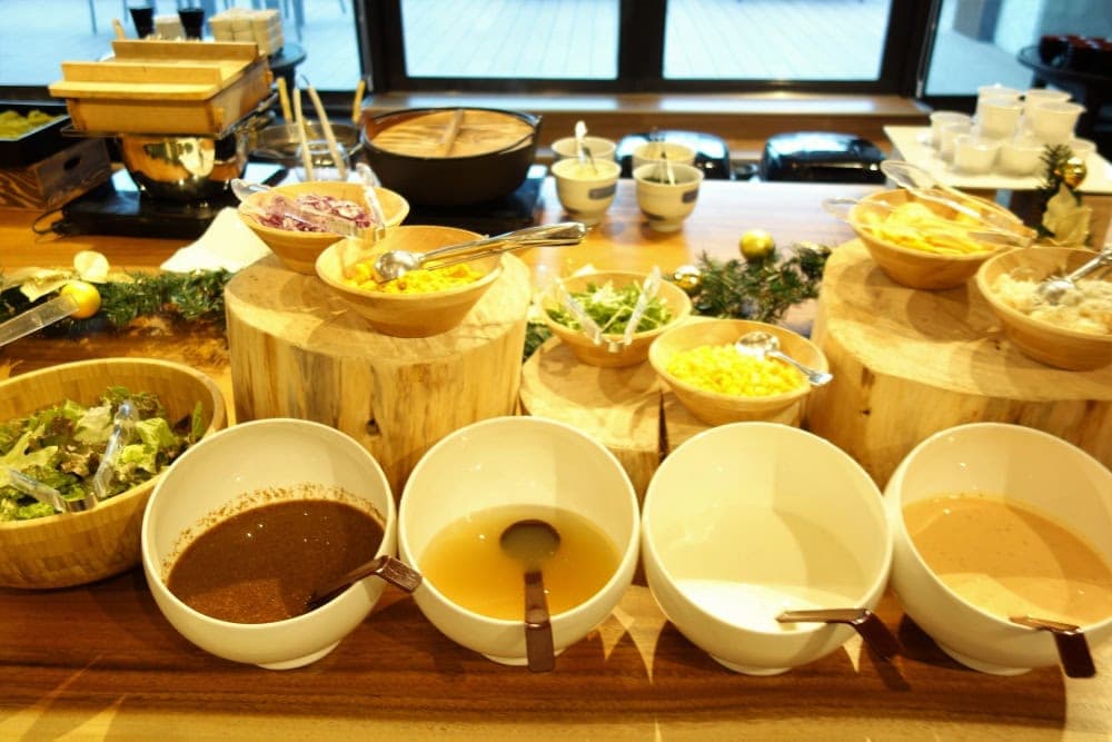 伊豆マリオット修善寺　グリル＆ダイニングG　朝食　サラダ