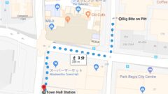 bigbiteonpittからtownhall駅へ