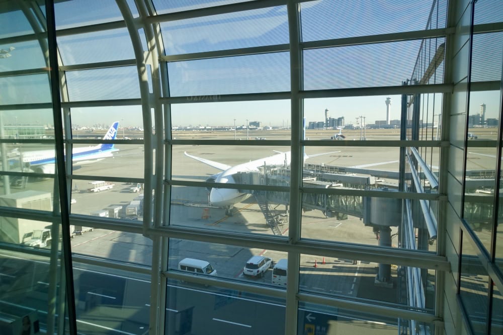 羽田空港国際線ターミナル　台北行き８５１便　