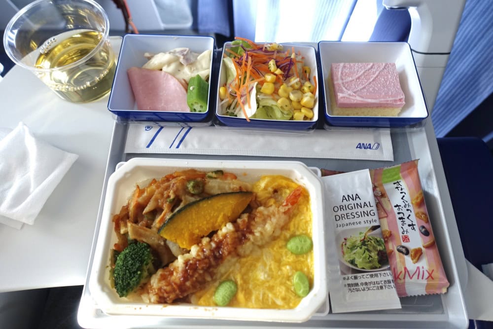 ANA851 羽田ー松山　エコノミー機内食