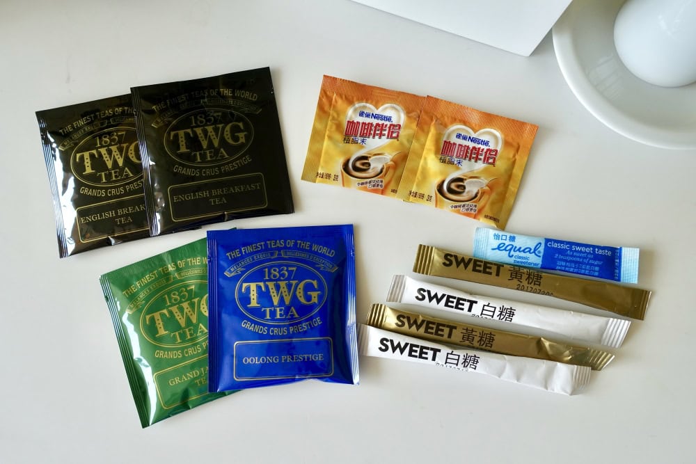 W上海　ワンダフルルーム　コーヒー、紅茶
