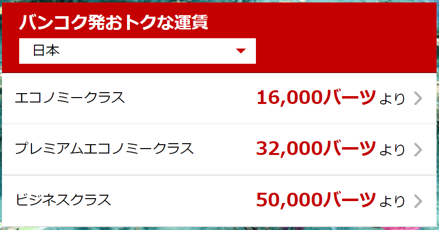 海外発券が安い国その１：タイ・バンコク