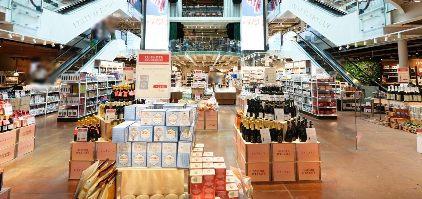 イータリーミラノの店内