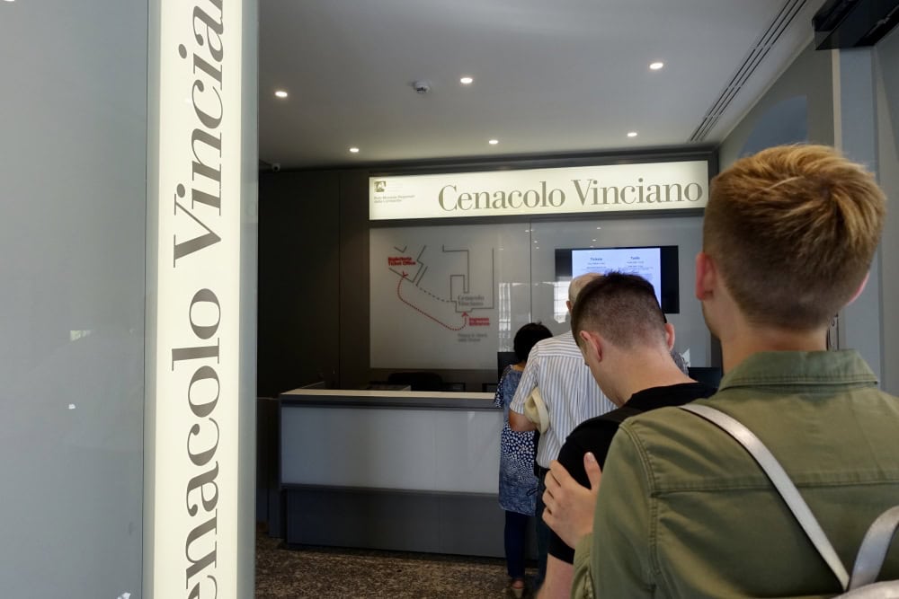 イタリアミラノ最後の晩餐チケットオフィス