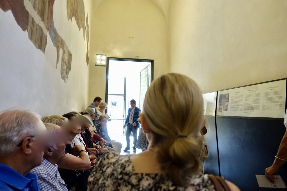 イタリアミラノ最後の晩餐待合室