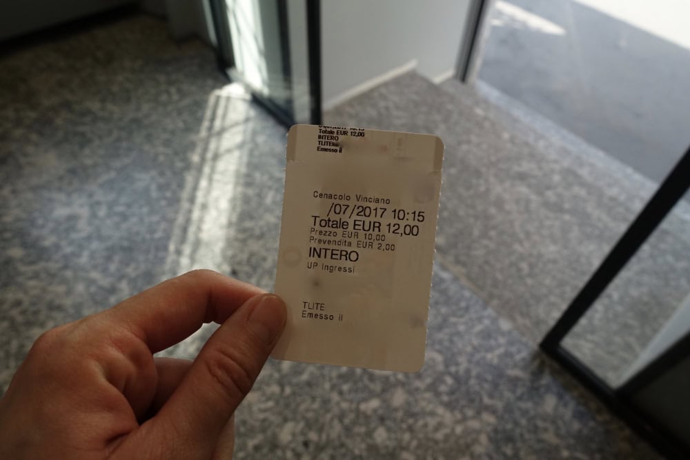 イタリアミラノ最後の晩餐チケットをゲット