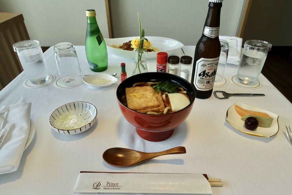 ザ・プリンスパークタワー東京インルームダイニングうどん