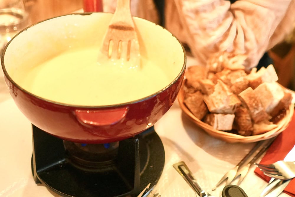 パリお勧めレストラン特集・le vieux bistrot・チーズフォンデュ