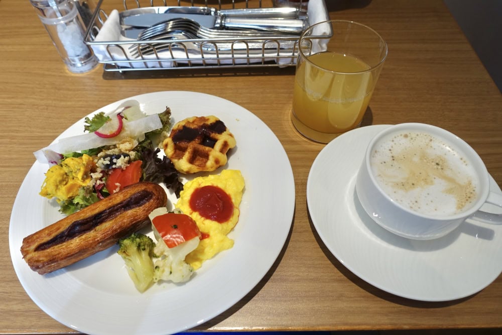 シェラトン都ホテル東京クラブラウンジ朝食