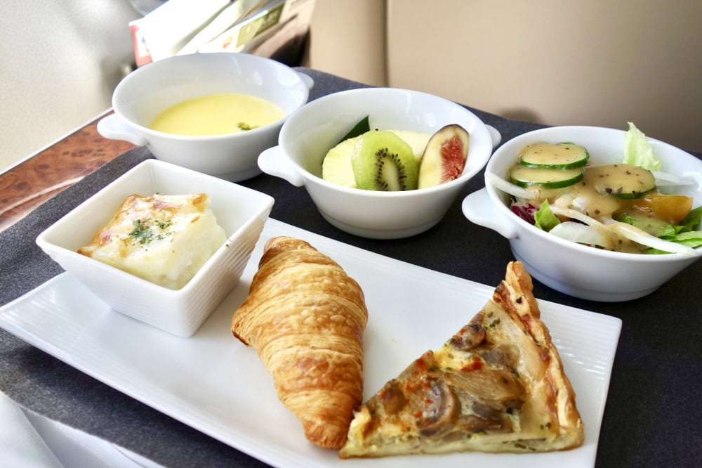 JALファーストクラス機内食