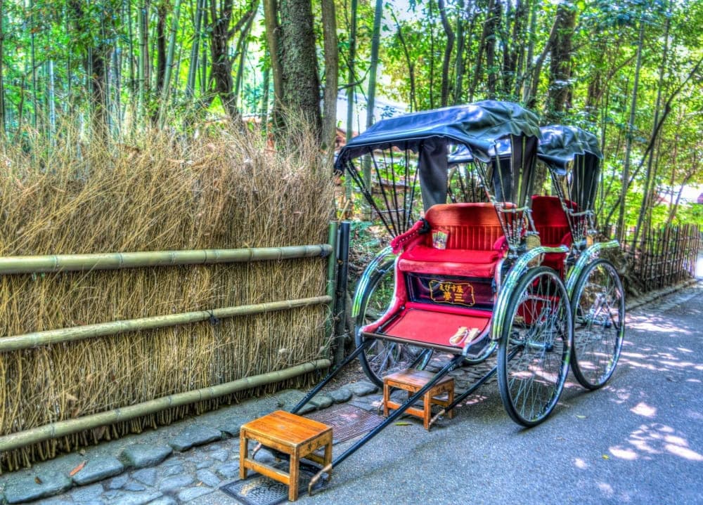 嵐山の人力車