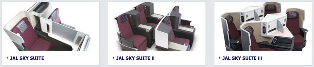 JAL SKY SUITEⅠ〜Ⅲ