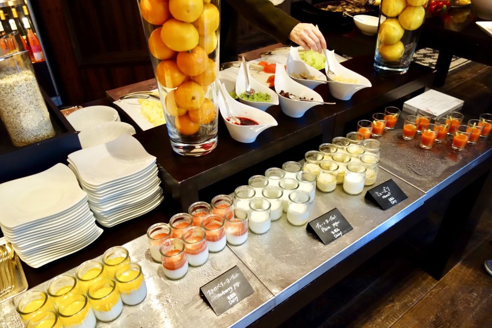 セントレジスホテル大阪朝食のデザート