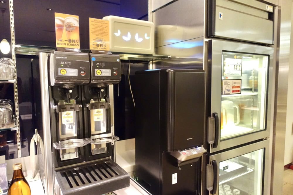成田空港ANAアライバルラウンジ・ドリンクバー