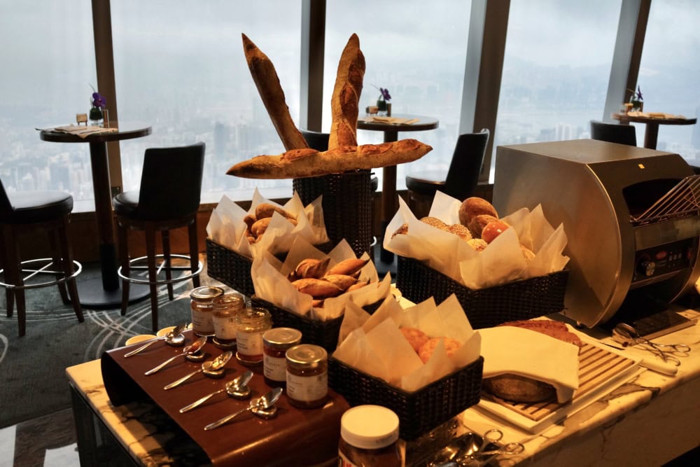 リッツ・カールトン香港クラブラウンジ朝食