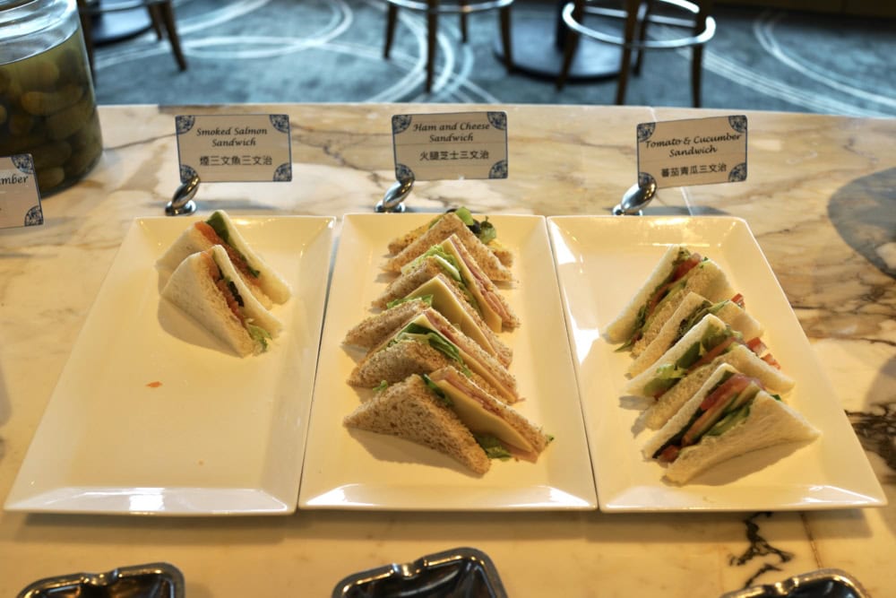 リッツ・カールトン香港クラブラウンジのランチ
