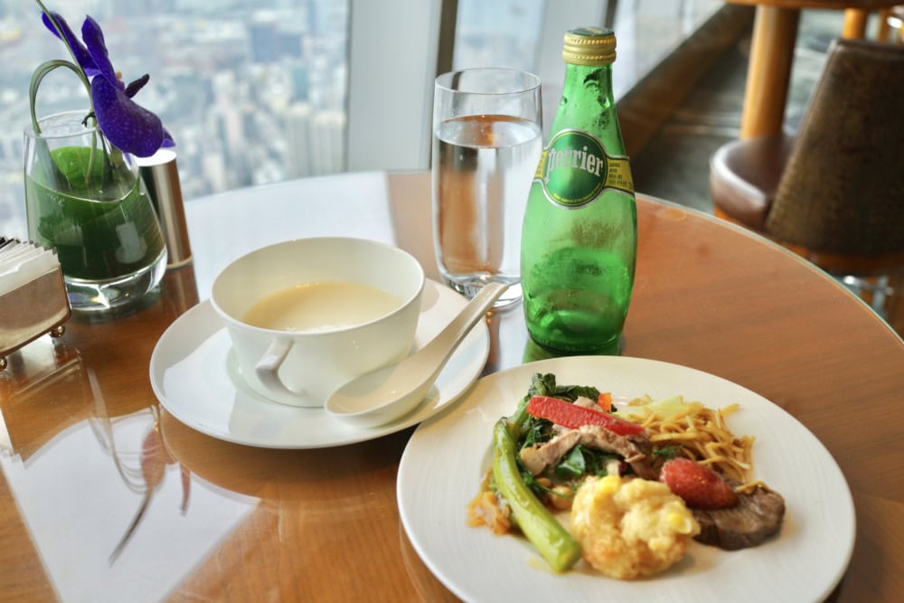 リッツ・カールトン香港クラブラウンジのランチ