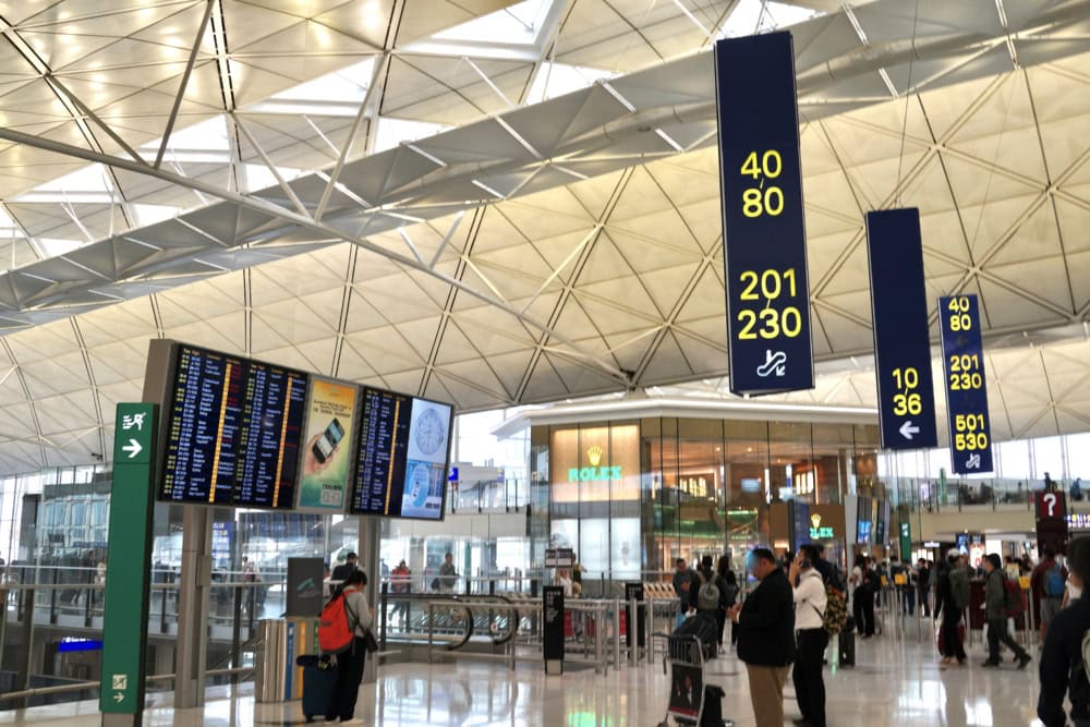 香港国際空港キャセイパシフィック航空ファーストクラスラウンジ「ザ・ピア」へのアクセス方法