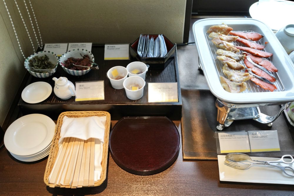 ウェスティン大阪エグゼクティブラウンジ朝食和食