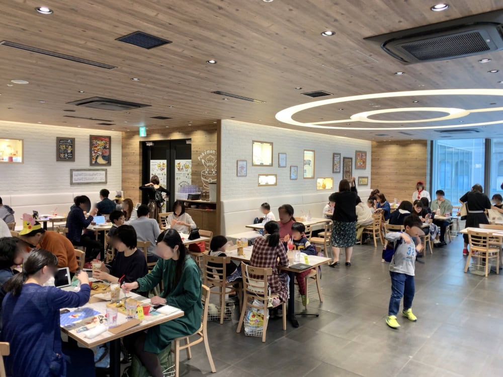 日本橋高島屋ポケモンカフェの店内マップ