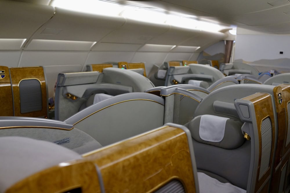 エミレーツ航空A380ファーストクラス