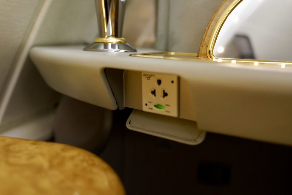 エミレーツ航空A380ファーストクラス