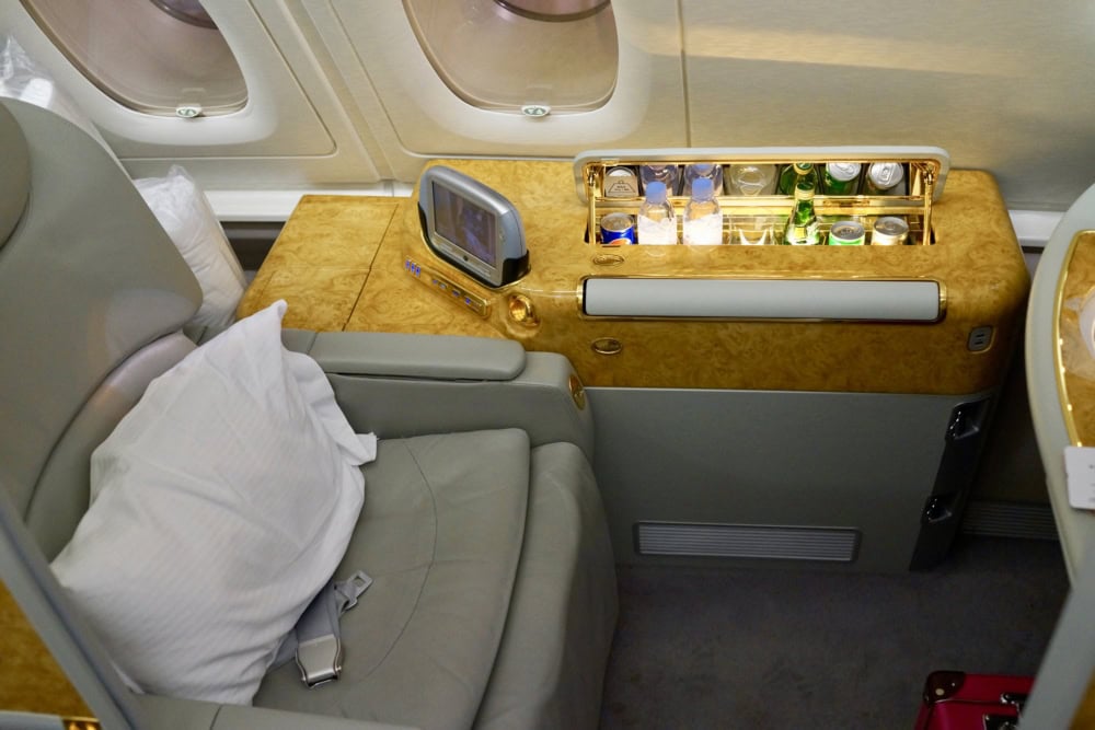 エミレーツ航空A380ファーストクラス1A