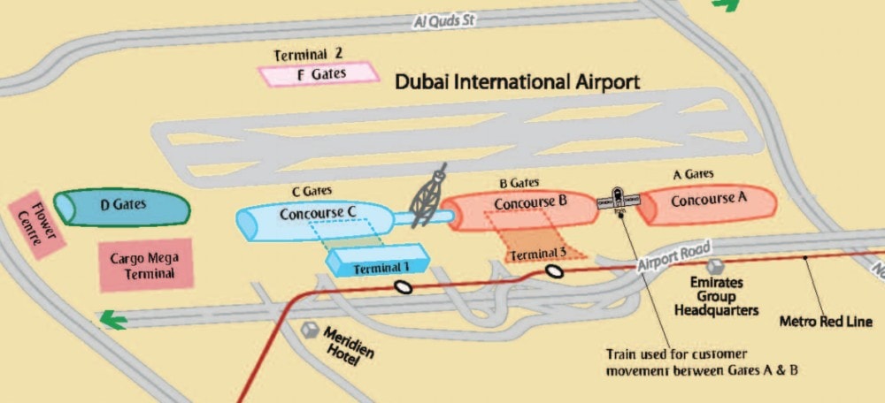 ドバイ国際空港ターミナル３