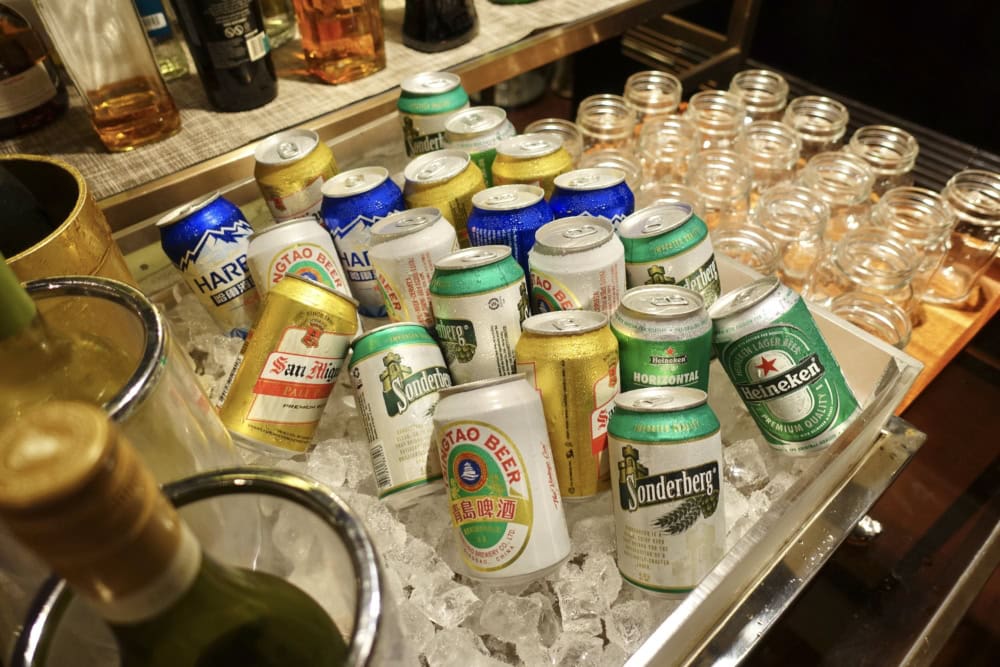 香港スカイシティ・マリオット・ホテルエグゼクティブラウンジカクテルタイムのメニュー