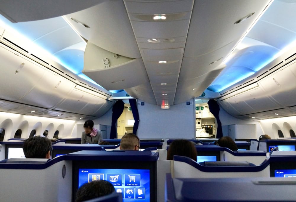 ANA787-9ビジネスクラス