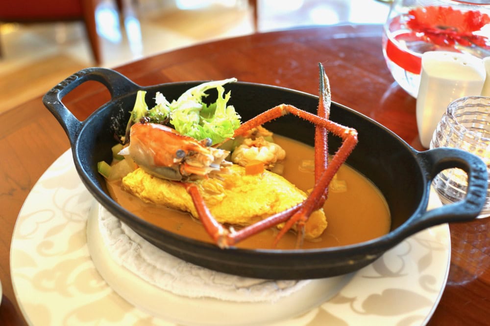 セントレジス・バリ・朝食レストラン・ボネカの名物・ロブスターオムレツ