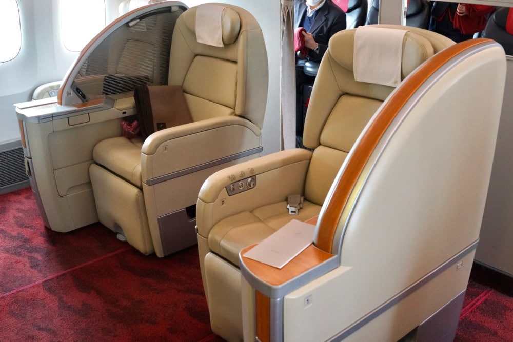 JAL国内線ファーストクラスB767-300