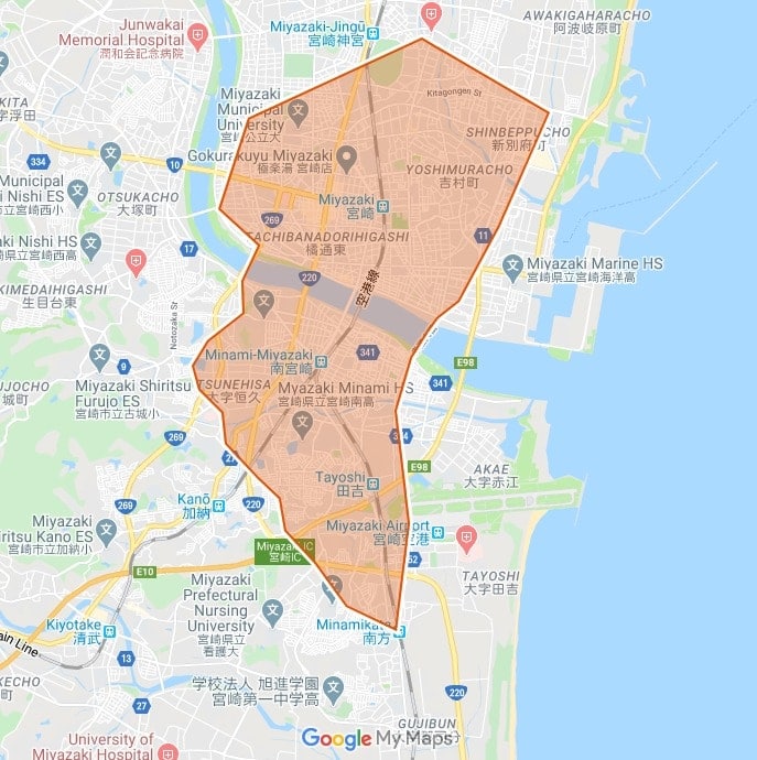 ubereats宮崎