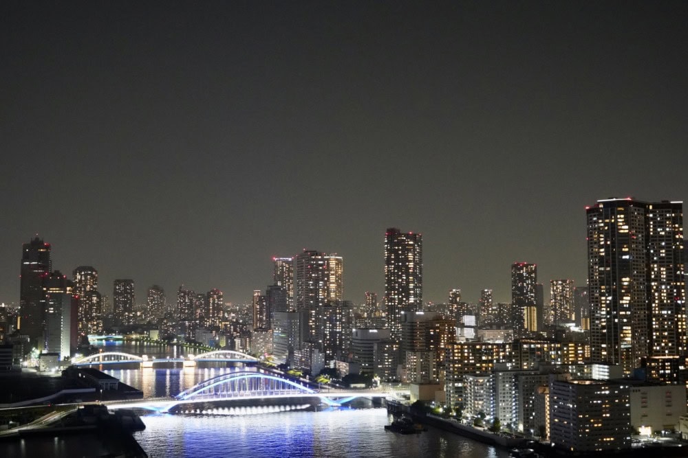 メズム東京ラウンジから見る夜景