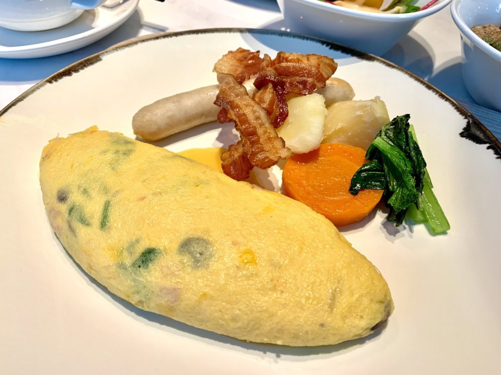 アロフト東京銀座・プラチナ特典・朝食・オムレツ