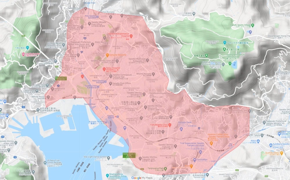 ubereats佐世保市
