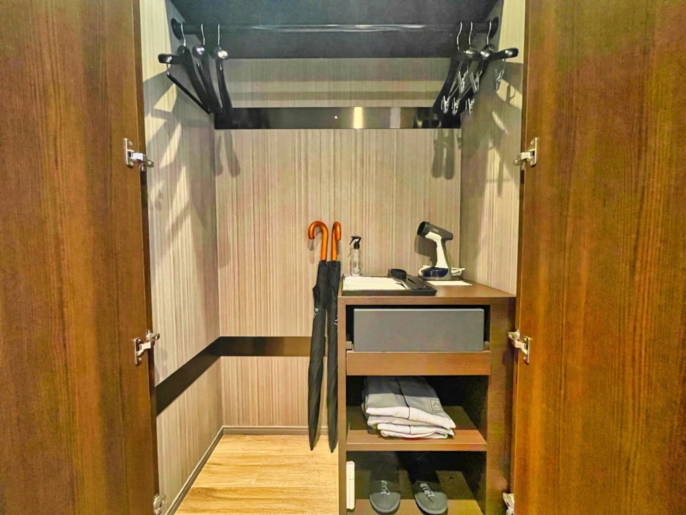 ACホテル東京銀座宿泊記・クローゼット