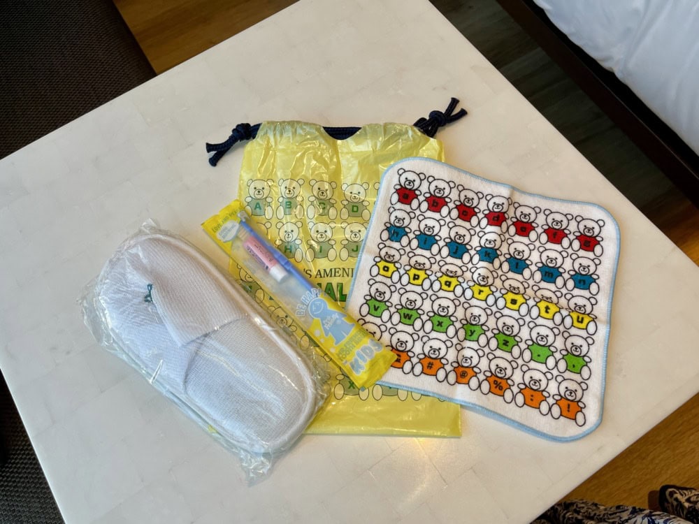 ACホテル東京銀座宿泊記・子供用アメニティ