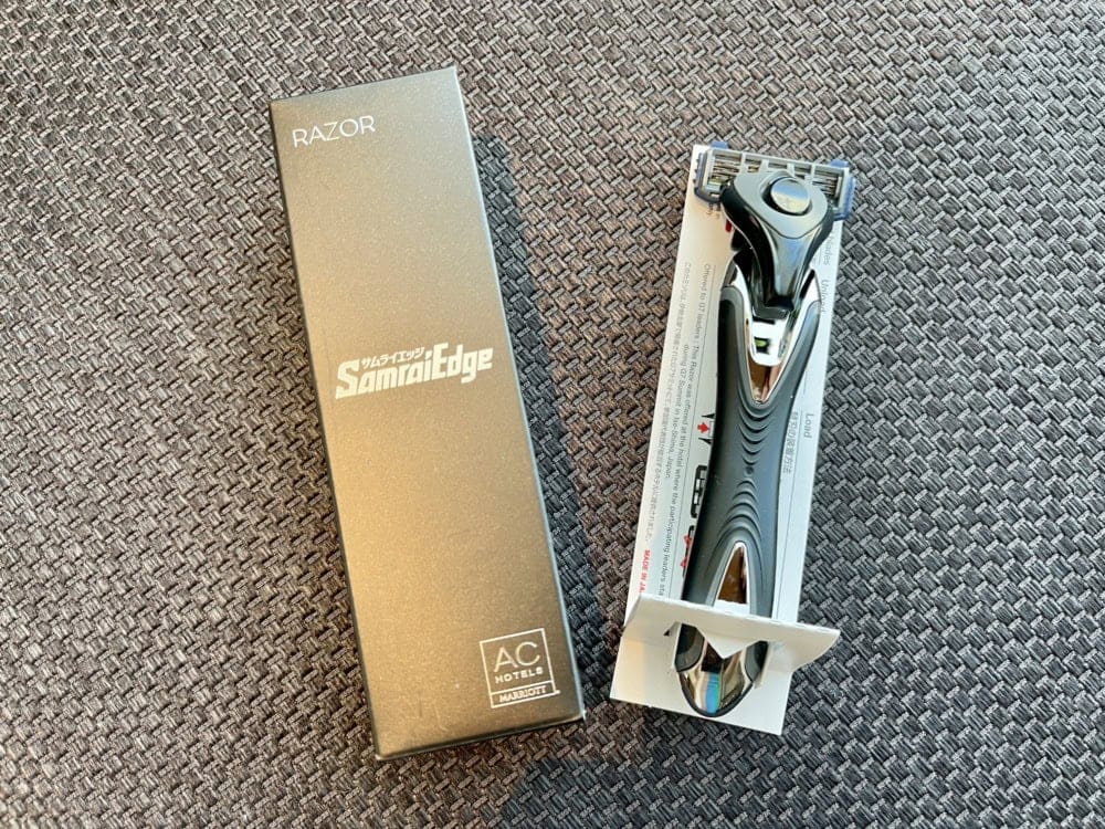 ACホテル東京銀座宿泊記・プライムフロアのアメニティ・シェービング