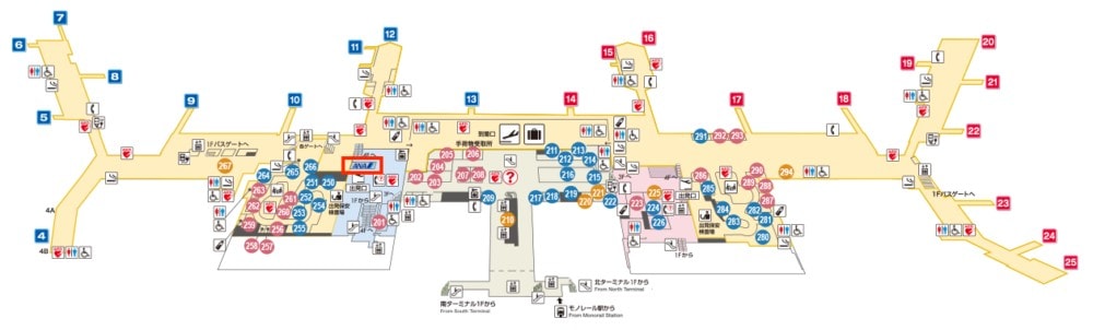 伊丹空港フロアマップ