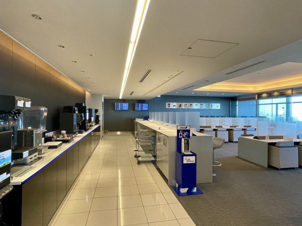 羽田空港第2ターミナルANAラウンジ・南・ラウンジスペース１
